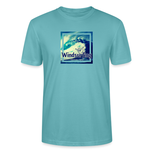 Unisex T-Shirt CRAFTER -positive vibes- - Pastelltürkis