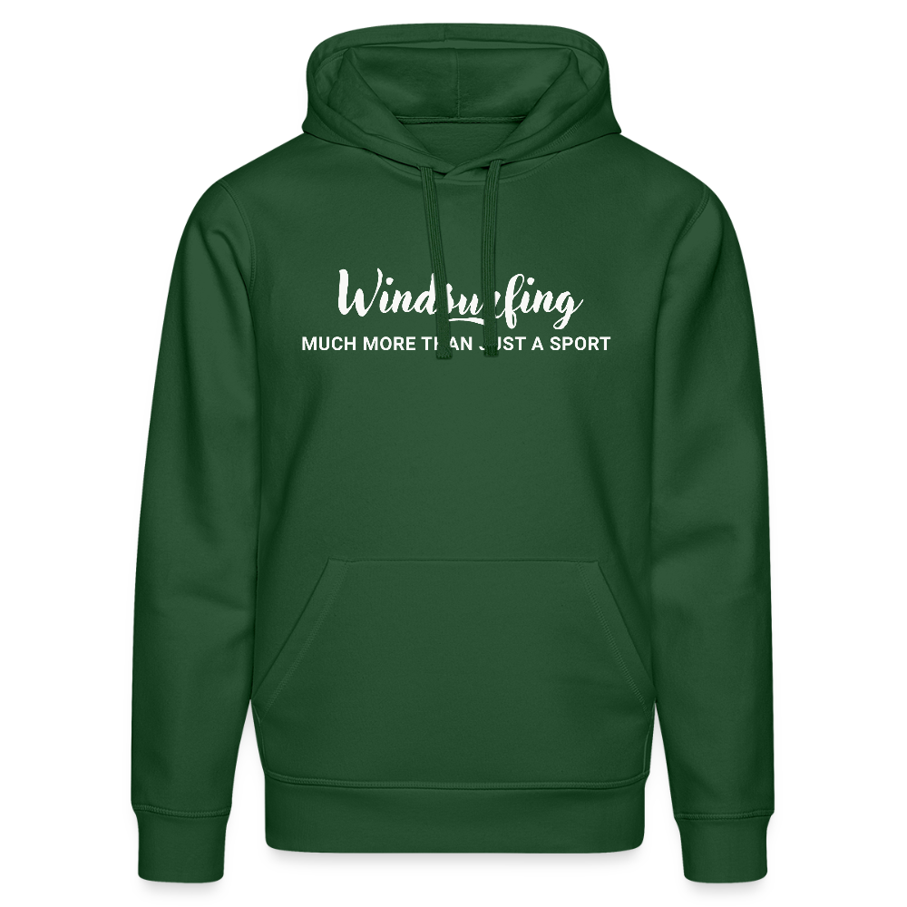 Geschenke Für Windsurfer - Unisex Bio-Hoodie DRUMMER -much more- - Flaschengrün