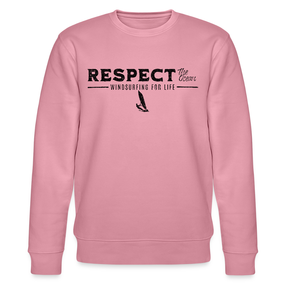 Unisex Bio-Sweatshirt CHANGER -respect- - Lila Traum