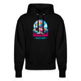 Unisex Relaxed Fit Bio-Hoodie -flamingo- - Schwarz