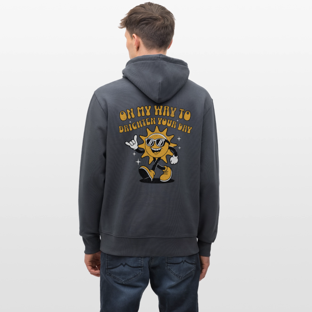 Geschenke Für Windsurfer Bio-Hoodie CRUISER -on my way- - Indigoblau