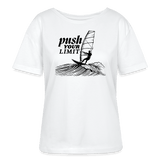 Windsurf Kleidung Frauen Bio-T-Shirt -push- - Weiß