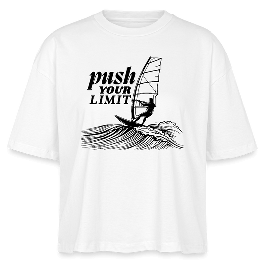 Windsurf Kleidung Bio-T-Shirt -push- - Weiß
