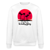 Unisex Bio-Sweatshirt ROLLER -I´d rather be- - Weiß