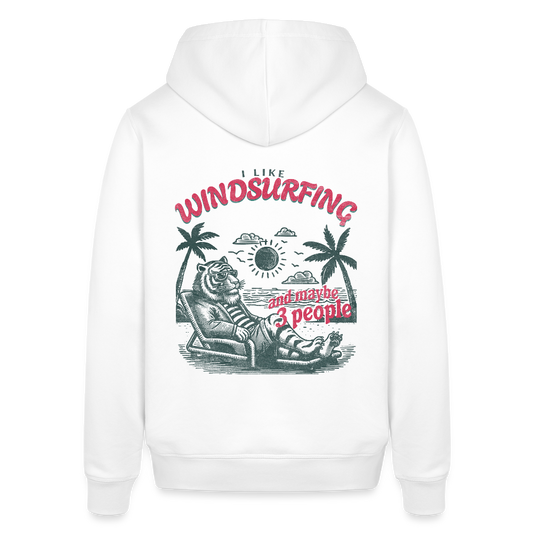 Unisex Bio-Hoodie - I like - - Weiß