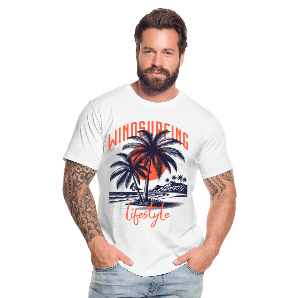 Männer Premium Bio T-Shirt -Lifestyle- - Weiß