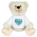 RecycelBär® Creme -Herz- - Weiß