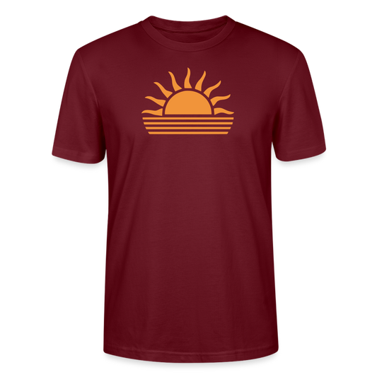 Unisex T-Shirt CRAFTER -sunset- - Burgunderrot