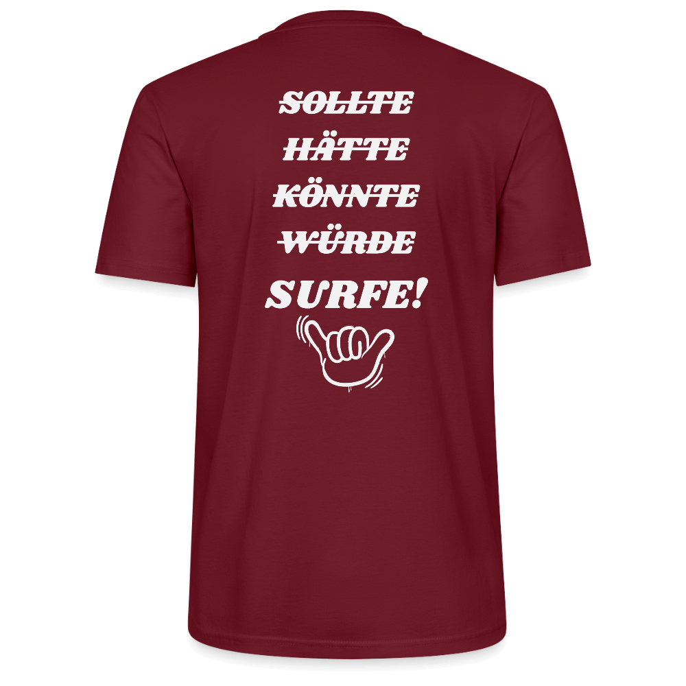 T-Shirt CRAFTER surfe! in Schwarz für Windsurf Liebhaber.