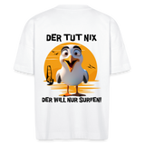 Unisex Oversize Bio-T-Shirt -der tut nix- - Weiß