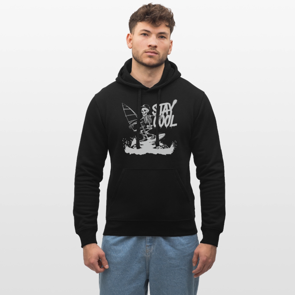 Unisex Bio-Hoodie DRUMMER -stay cool- - Schwarz