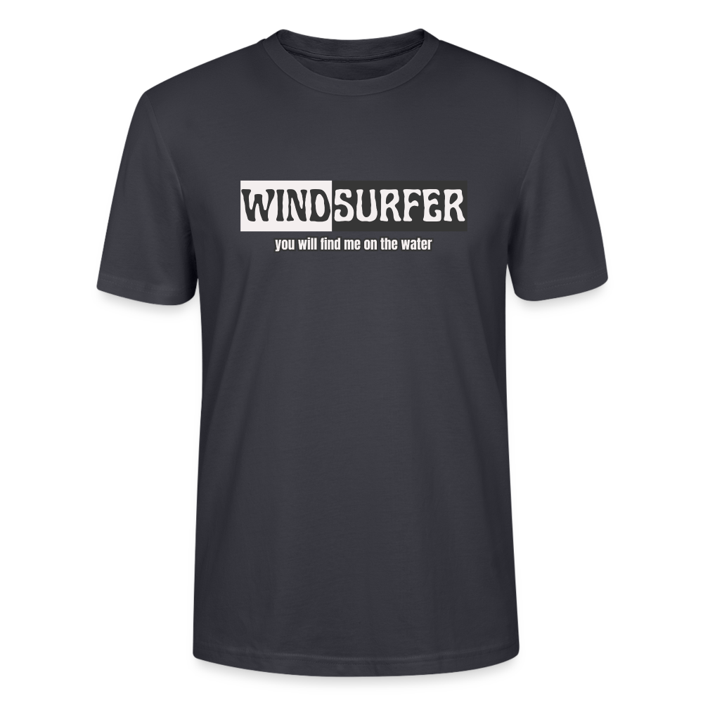 Unisex T-Shirt CRAFTER -on the water- - Dunkles Graublau