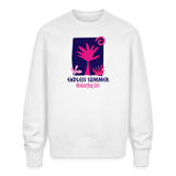 Unisex Oversize Bio Pullover -endless summer- - Weiß