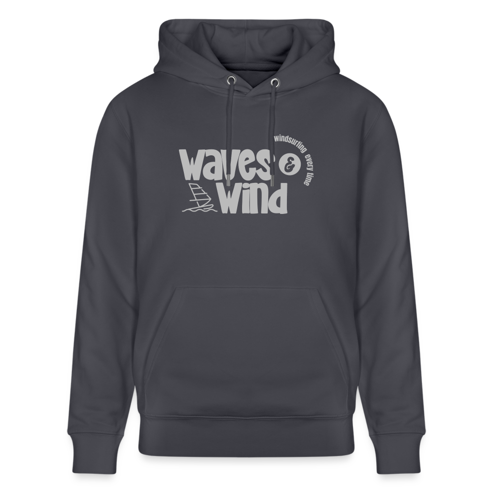 Unisex Bio-Hoodie CRUISER -waves & wind- - Indigoblau