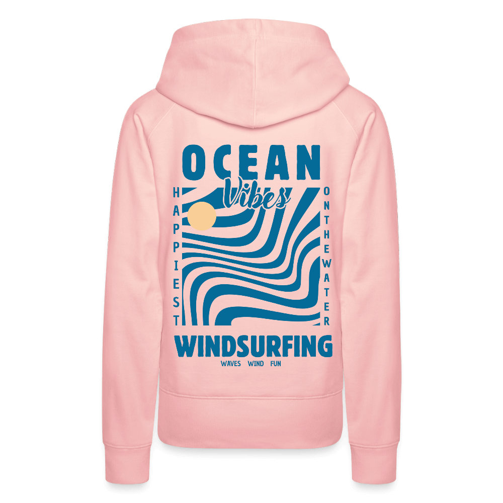Frauen Premium Hoodie -happiest- - Kristallrosa