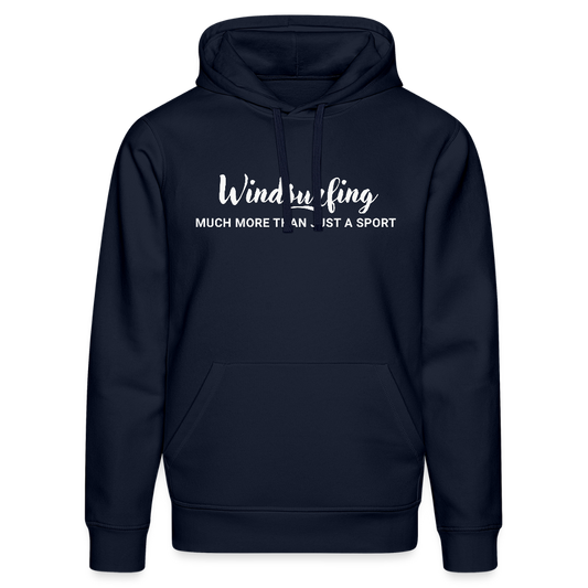 Geschenke Für Windsurfer - Unisex Bio-Hoodie DRUMMER -much more- - French Navy