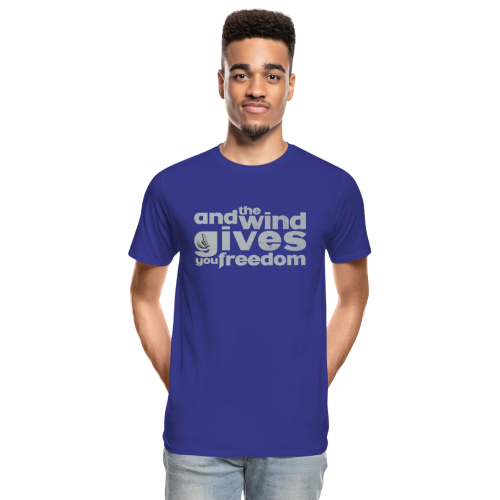 Männer Premium Bio T-Shirt -freedom- - Königsblau