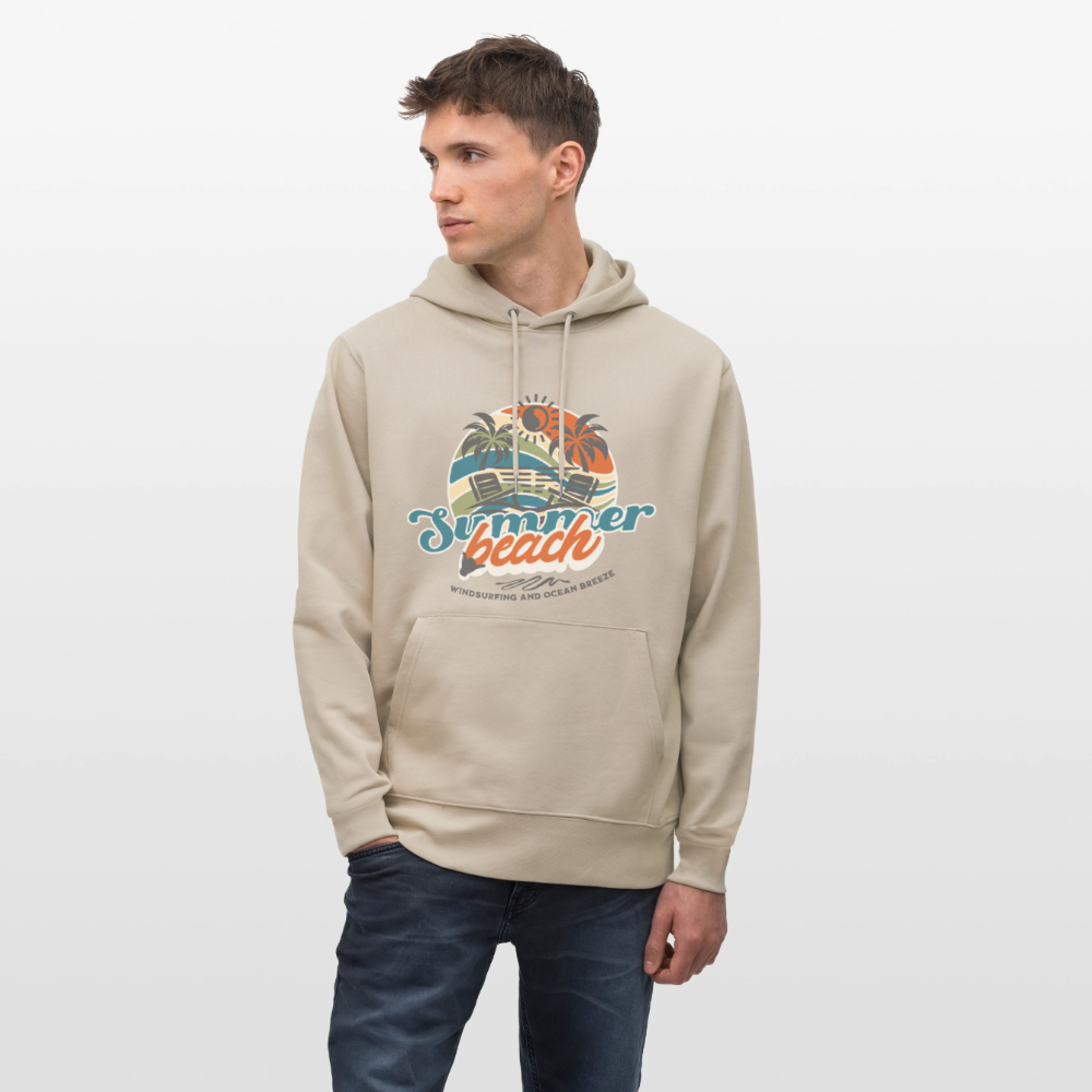 Unisex Bio-Hoodie CRUISER -summer beach- - Beige