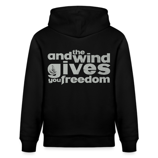 Unisex Bio-Hoodie CRUISER -freedom- - Schwarz