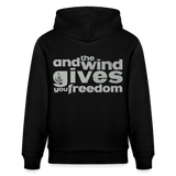 Unisex Bio-Hoodie CRUISER -freedom- - Schwarz