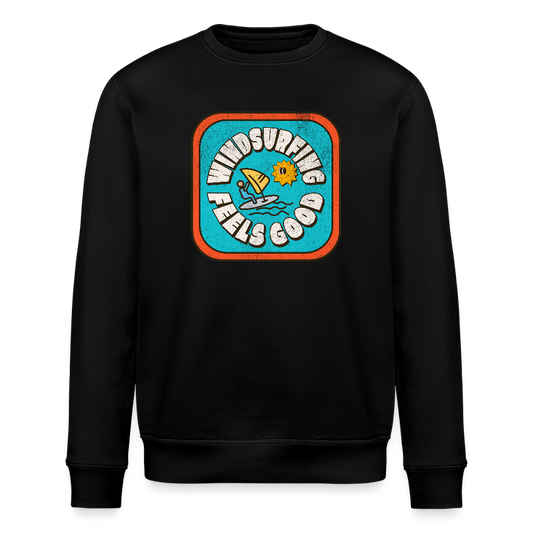 Unisex Bio-Sweatshirt ROLLER -feels good- - Schwarz