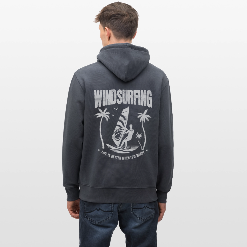 Unisex Bio-Hoodie CRUISER -better life- - Indigoblau