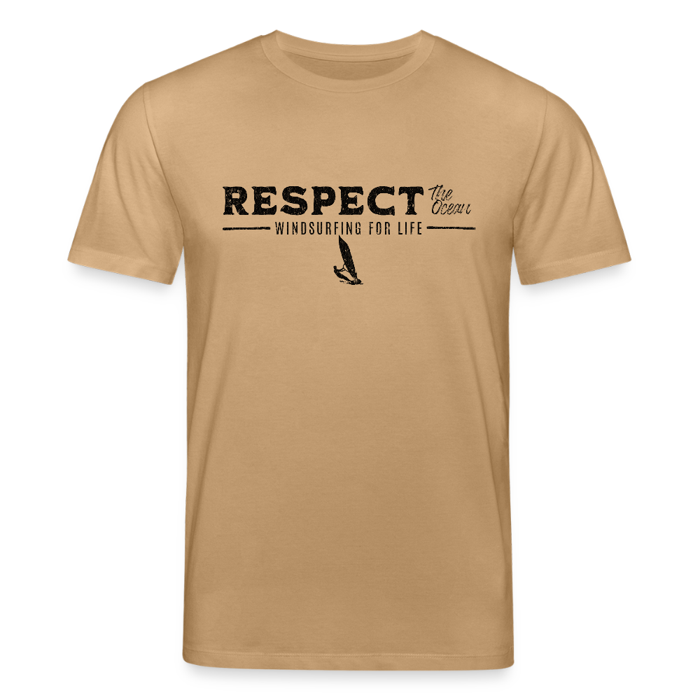 Unisex Bio-T-Shirt CREATOR -respect- - Karamell