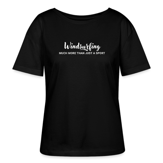 women's windsurfing t-shirts -much more- - Schwarz