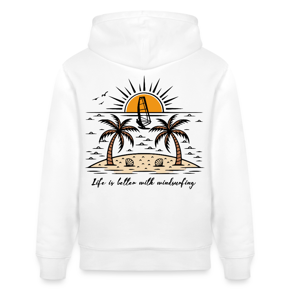 Unisex Bio-Hoodie CRUISER -better life- - Weiß