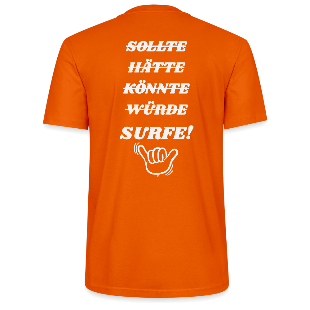 Hochwertiges Bio T-Shirt surfe! für Windsurf Begeisterte.