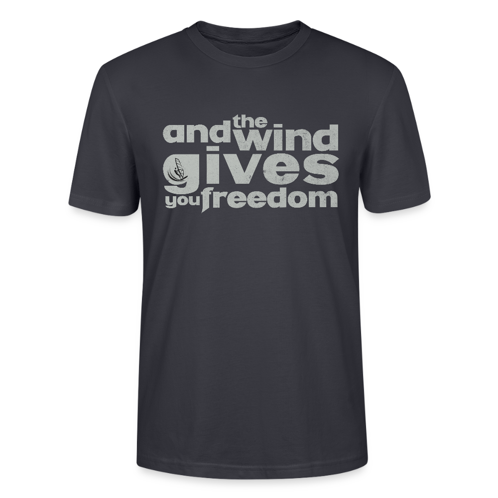 Unisex T-Shirt CRAFTER -freedom- - Dunkles Graublau