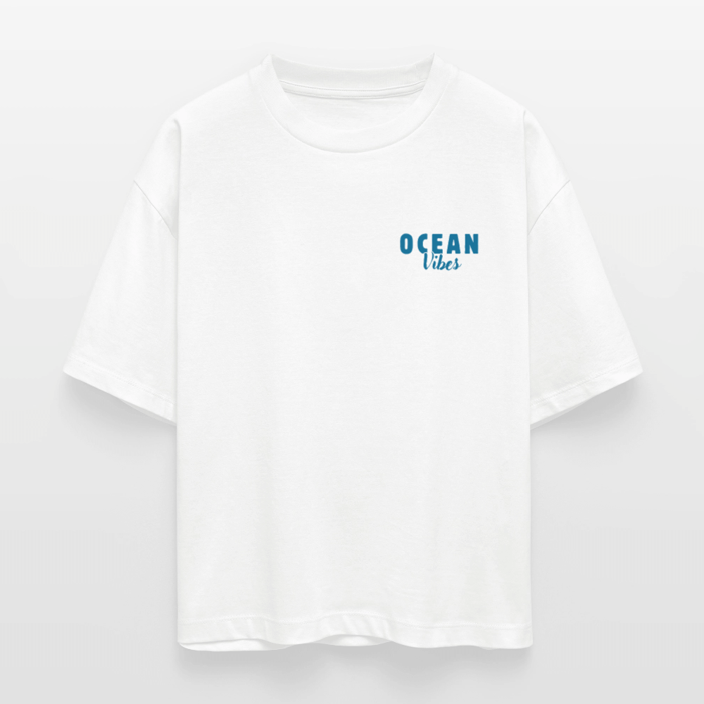 Frauen Boxy Bio-T-Shirt Nova -happiest- - Weiß
