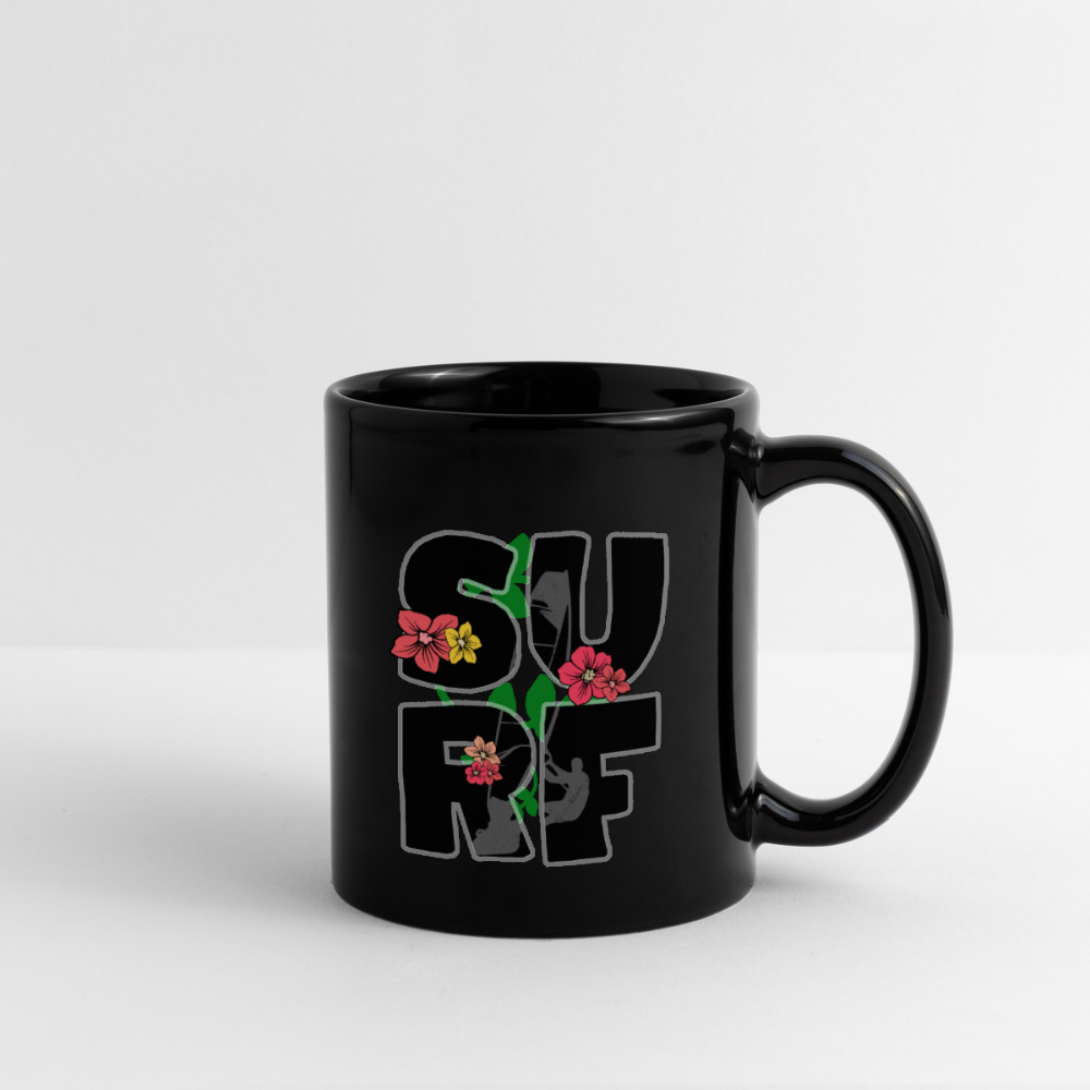Tasse -surf girl- - Schwarz