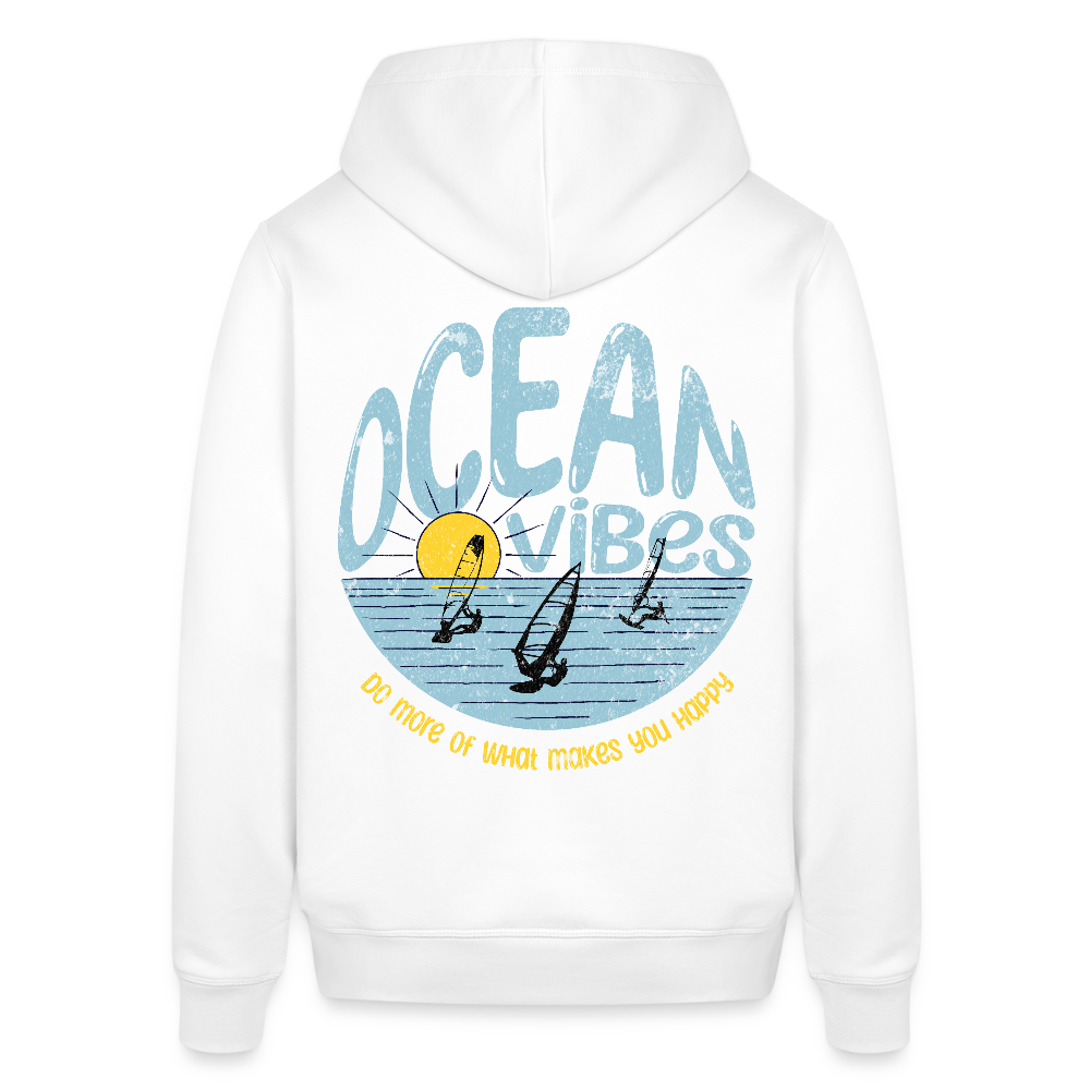 Unisex Bio-Hoodie -do more- - Weiß