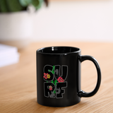 Tasse -surf girl- - Schwarz