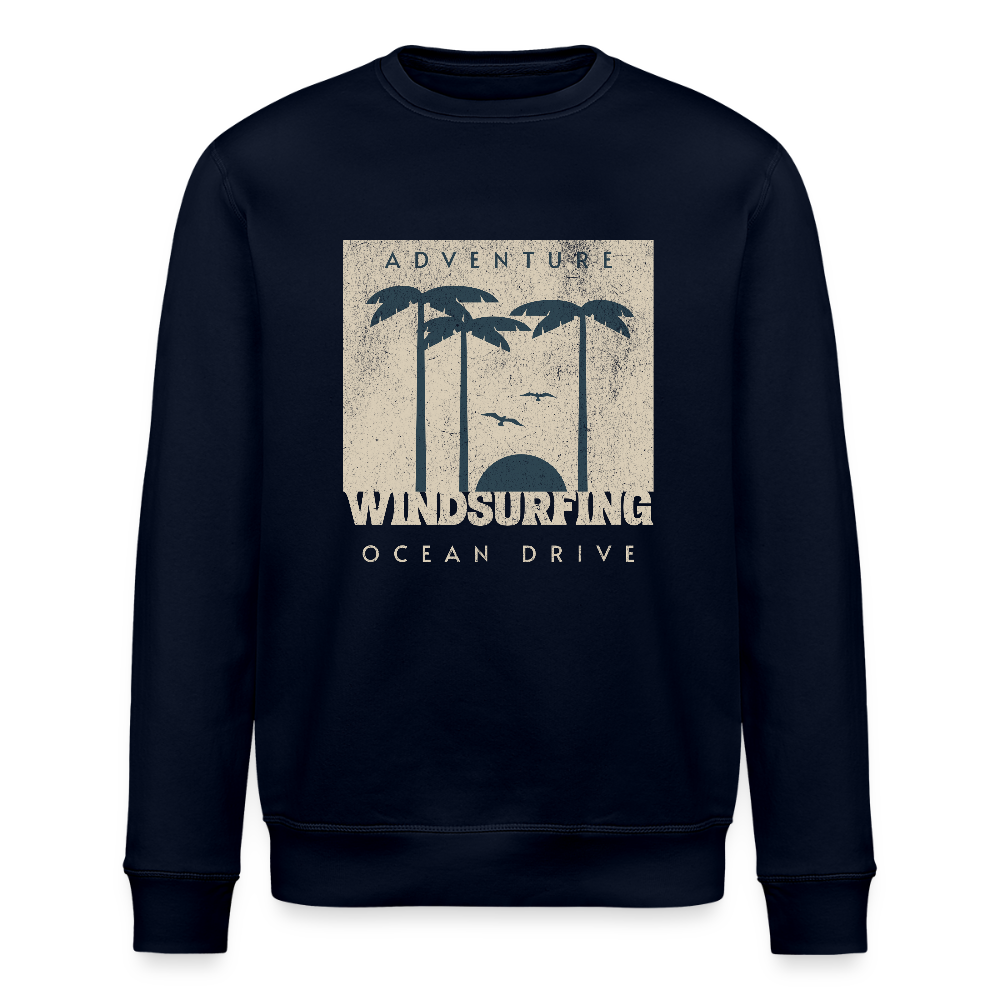 Unisex Bio-Sweatshirt ROLLER -ocean drive- - Navy