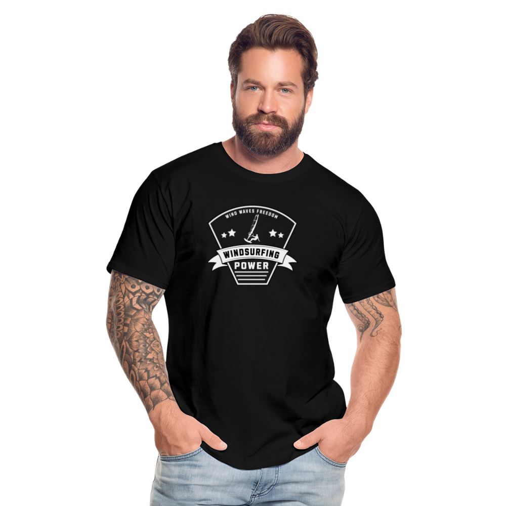Männer Premium Bio T-Shirt -power- - Schwarz