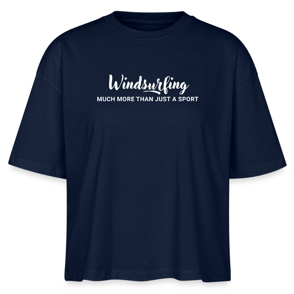 windsurfing t-shirts frauen -much more- - Navy
