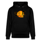 Unisex Bio-Hoodie CRUISER -sunset- - Schwarz