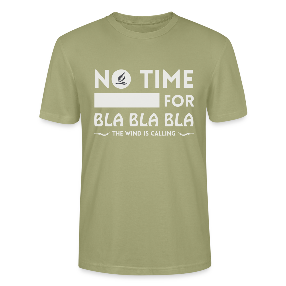 Unisex T-Shirt -bla bla bla- - Nebelgrün