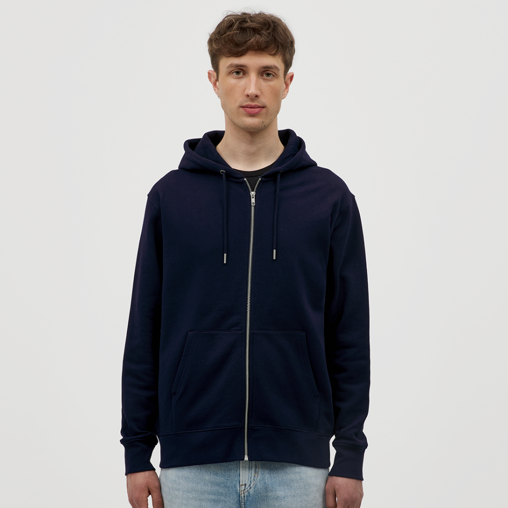 Unisex Bio-Kapuzenjacke -good idea- - Navy
