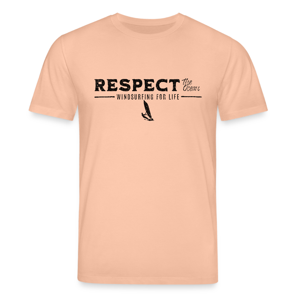 Unisex Bio-T-Shirt CREATOR -respect- - Pfirsich