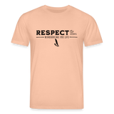 Unisex Bio-T-Shirt CREATOR -respect- - Pfirsich
