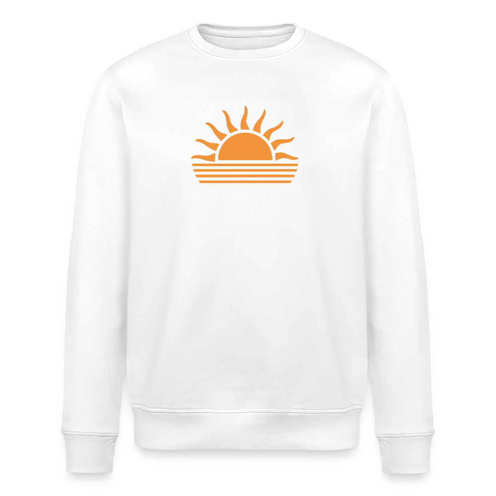 Unisex Bio-Sweatshirt -sunset- - Weiß