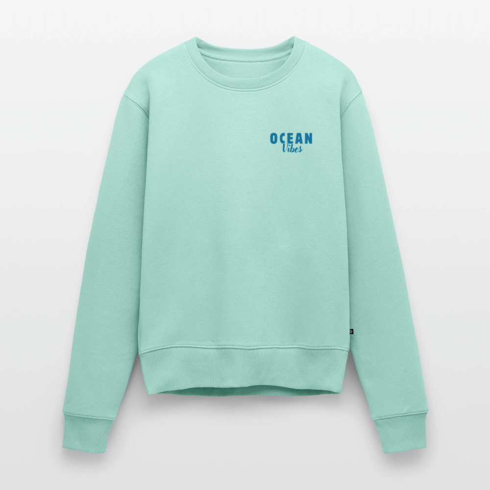 Frauen Premium Pullover -happiest- - Mint