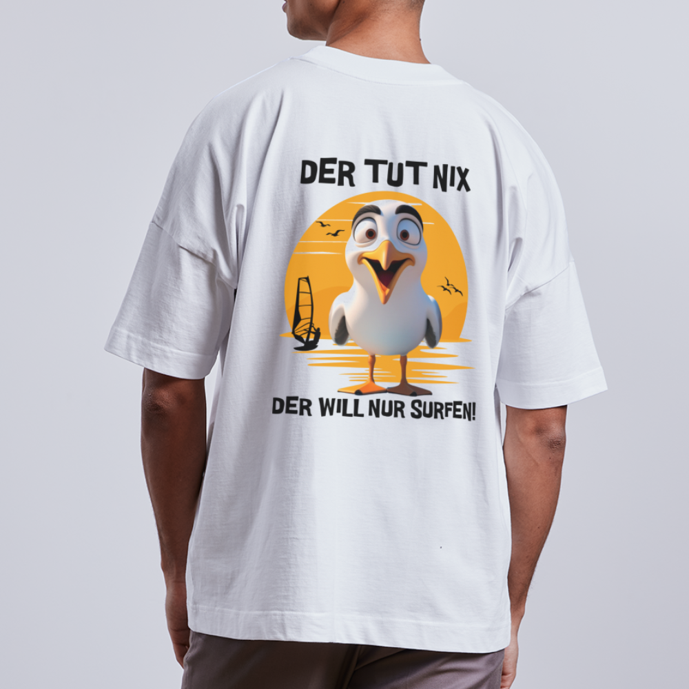 Unisex Oversize Bio-T-Shirt -der tut nix- - Weiß
