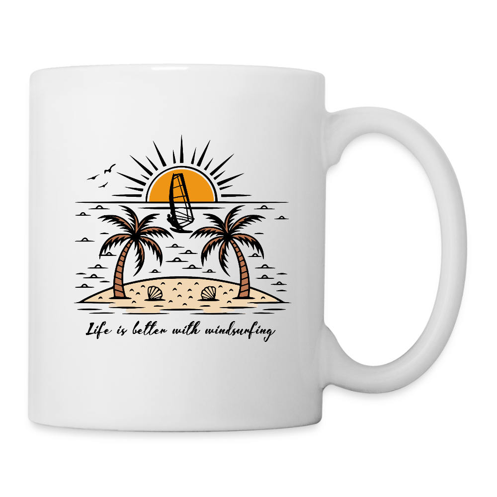 Tasse -better life- - Weiß