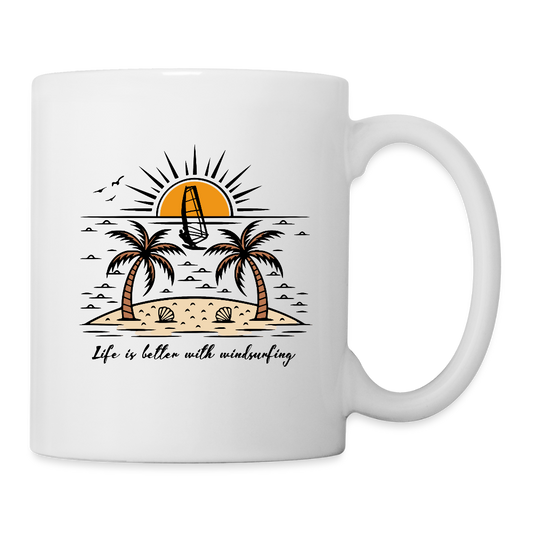 Tasse -better life- - Weiß