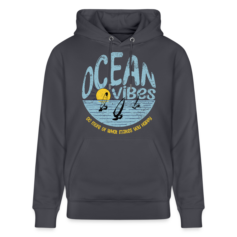 Unisex Bio-Hoodie CRUISER -do more- - Indigoblau