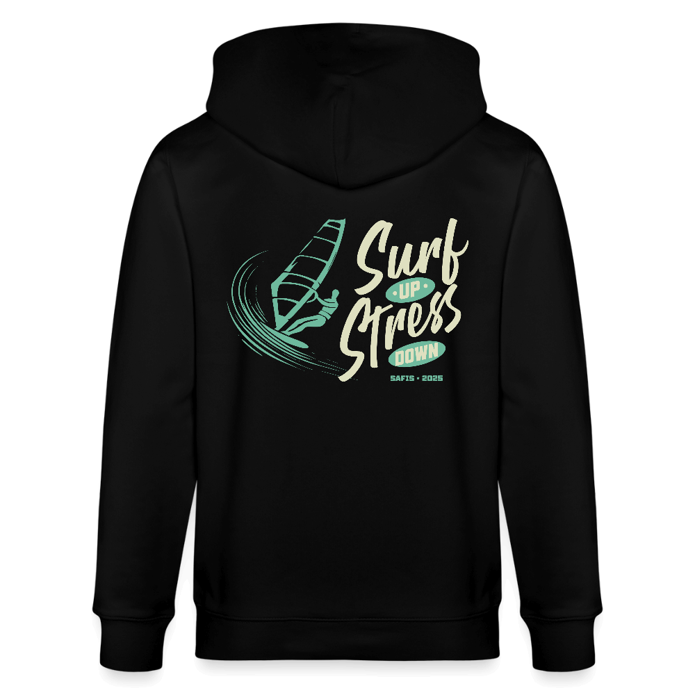 Windsurfer Kapuzenjacke CULTIVATOR -surf up- - Schwarz